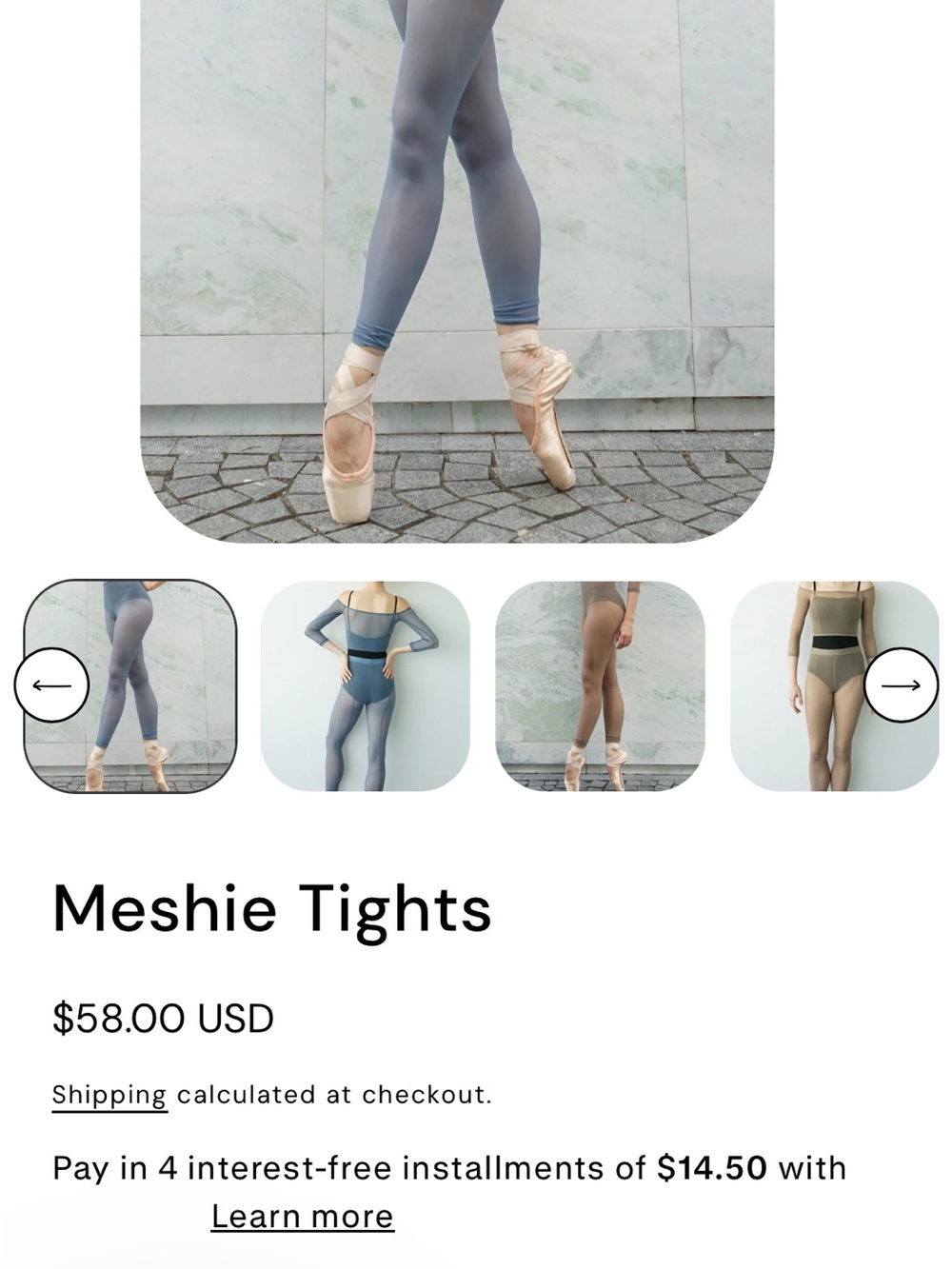 Meshie Tights - Sheer Dance Tights